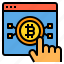 website, bitcoin, cryptocurrency, blockchain, currency 