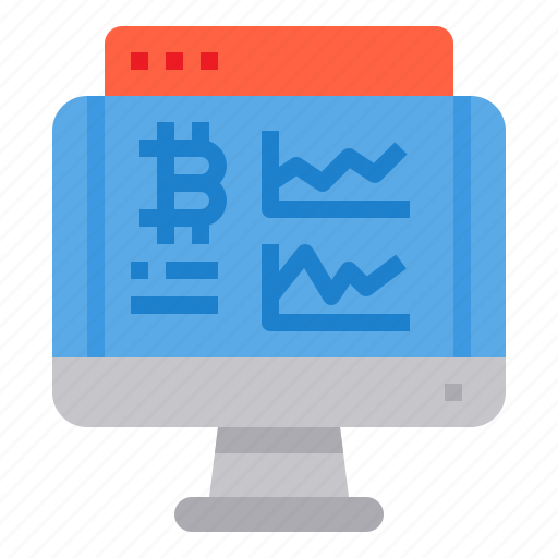 Analytic, bitcoin, cryptocurrency, digital, currency, statistic icon - Download on Iconfinder