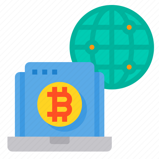 Bitcoin, cryptocurrency, digital, currency, global icon - Download on Iconfinder