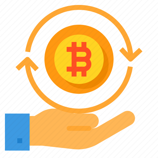 Change, bitcoin, cryptocurrency, digital, currency, circular, arrows icon - Download on Iconfinder