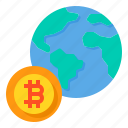 global, world, business, bitcoin, cryptocurrency