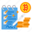 ledger, bitcoin, cryptocurrency, money, document 