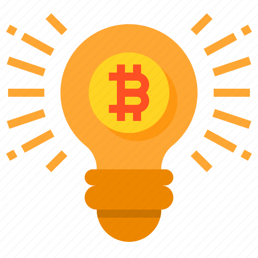 Light, bulb, bitcoin, cryptocurrency, digital, currency, innovation icon - Download on Iconfinder