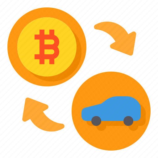 Payment, bitcoin, cryptocurrency, digital, currency, car icon - Download on Iconfinder