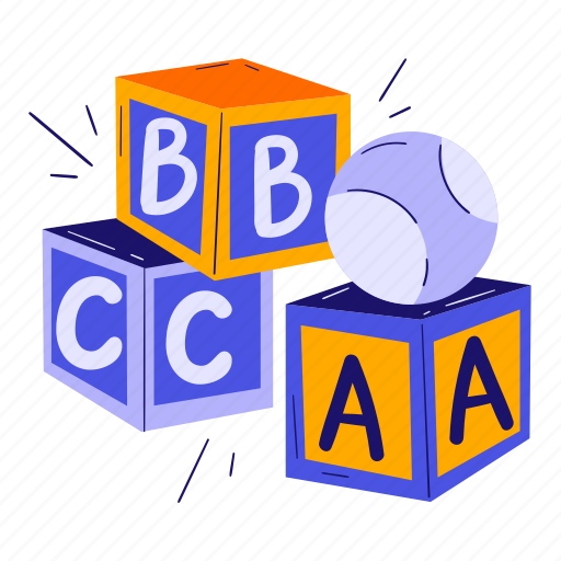 Abc blocks, alphabet, toy, cubes, block, school, education icon - Download on Iconfinder