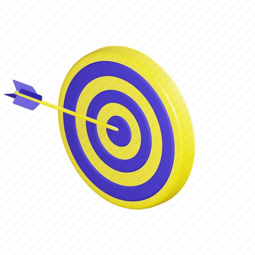 Dartboard, target, goal, aim, bullseye, focus, arrow icon - Download on Iconfinder