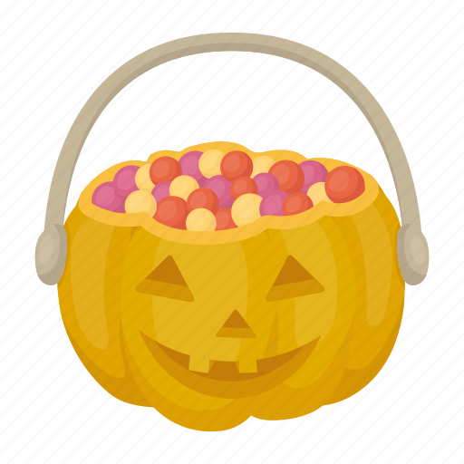 Dark, halloween, magic, pumpkin, white icon - Download on Iconfinder