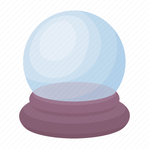 Dark, magic, magic ball, white icon - Download on Iconfinder