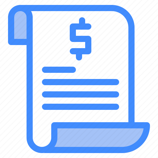 File, paper, bill, statement, invoice, document, page icon - Download on Iconfinder
