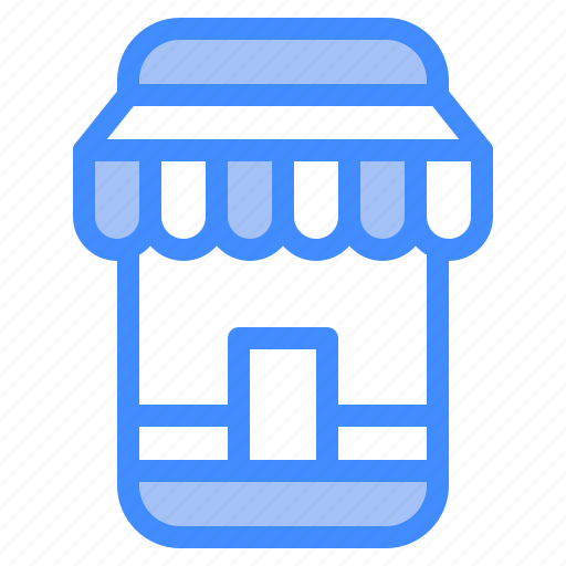 Smartphone, shop, mobile, application, store, online, marketplace icon - Download on Iconfinder