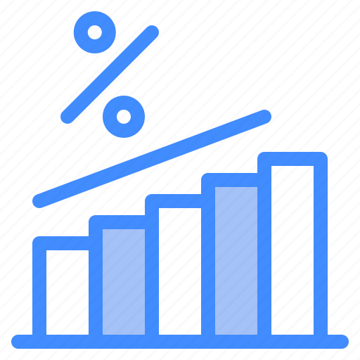 Financial, business, discount, analytics, percentage, graph icon - Download on Iconfinder