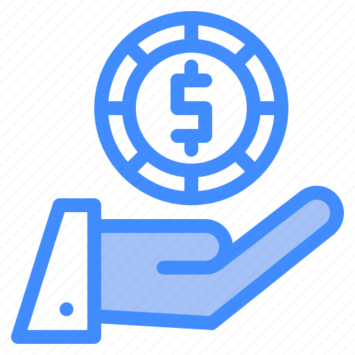 Giving, hand, money, finance, cash, payment, in icon - Download on Iconfinder