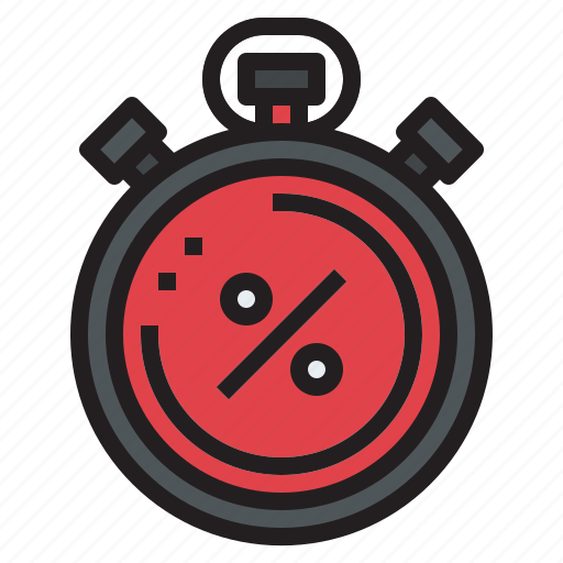 Stopwatch, time, discount, sale icon - Download on Iconfinder