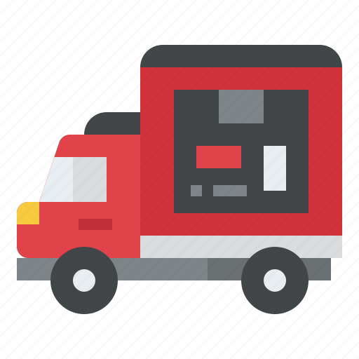 Truck, delivery, transport, box icon - Download on Iconfinder