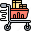 cart, shopping, supermarket, purchase, store 