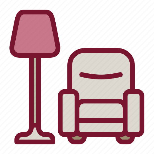 Furniture, black, friday, e-commerce, shopping, sofa, lamp icon - Download on Iconfinder