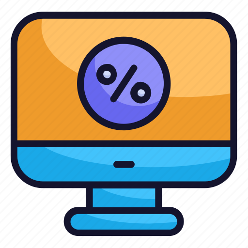 Online discount, discount, digital discount, online offer, black friday, discount tag icon - Download on Iconfinder