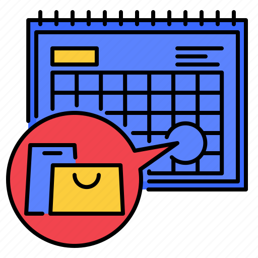 Calendar, black, friday, reminder, sale, date, discount icon - Download on Iconfinder