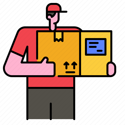 Delivery, man, package, user, shipping, avatar, commerce icon - Download on Iconfinder