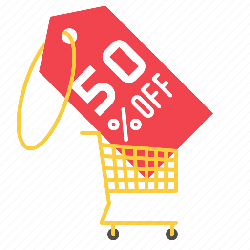 Percent, offer, percentage, sales, discount, shopping, cart icon - Download on Iconfinder