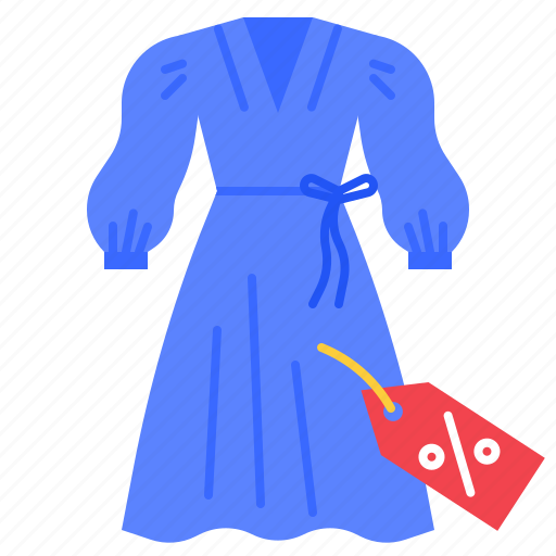 Dress, percentage, percent, sale, fashion, discount, price icon - Download on Iconfinder