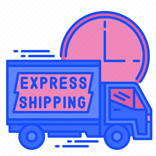 Express, delivery, shipping, transportation, fast, truck icon - Download on Iconfinder