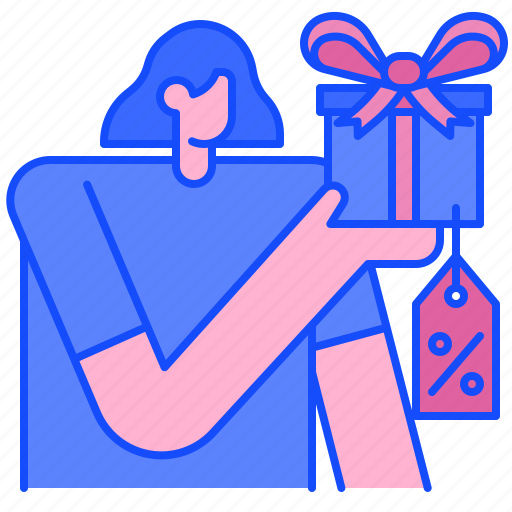 Gift, box, surprise, celebration, present, ribbon, free icon - Download on Iconfinder