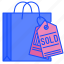 sold, shopping, bag, shopper, label, supermarket, tag 