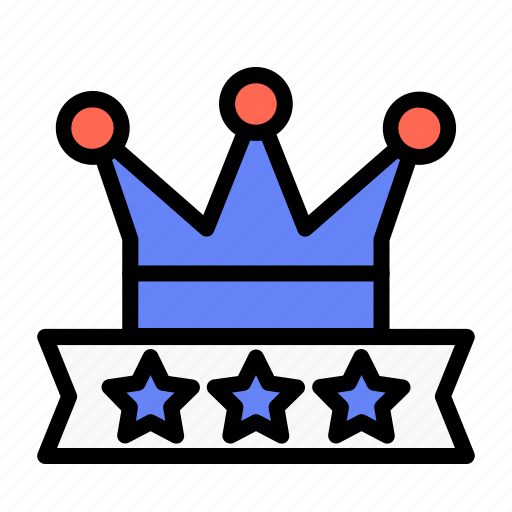 Crown, king, royal, queen, prince, award, medal icon - Download on Iconfinder