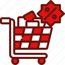 shopping, cart, discount, sales, price, offer, procurement, bargain, percentage, commerce