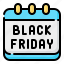 black, friday, time, and, date, commerce, shopping, daily, calendar 