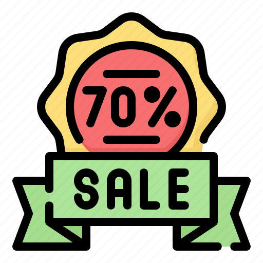Sale, commerce, and, shopping, sticker, badge icon - Download on Iconfinder