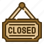 closed, commerce, shopping, store, shop, signal, business, sign 