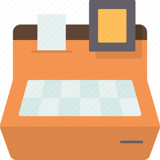 Cash, register, pay, receipt, retail icon - Download on Iconfinder