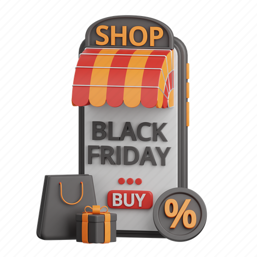 Discount, store, online, ecommerce, shop, sale, shopping 3D illustration - Download on Iconfinder