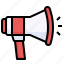 megaphone, marketing, call, to, action, promotion, protest 