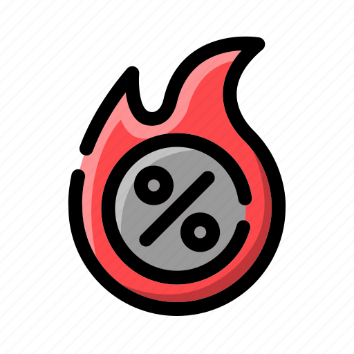Fire, discount, hot, sale, price, offer, promotion icon - Download on Iconfinder
