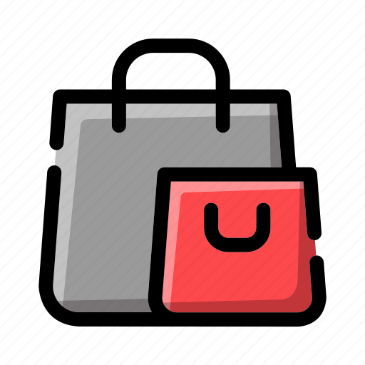 Shopping, bag, shop, retail, paper, mall, commerce icon - Download on Iconfinder