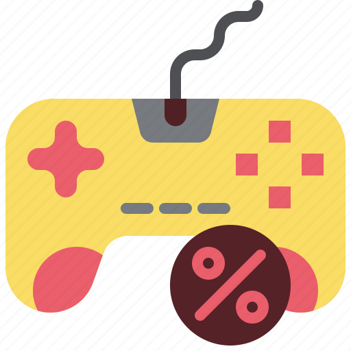 Blackfriday, flat, gamepad, controller, joystick, console, gaming icon - Download on Iconfinder