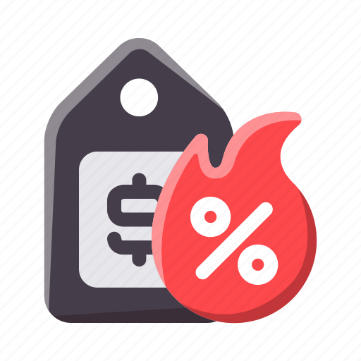 Hot, price, fire, discount, sale, promotion, sign icon - Download on Iconfinder