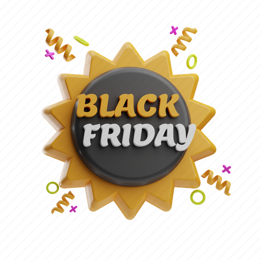 Sale, friday, black, special, promotion, business, market 3D illustration - Download on Iconfinder