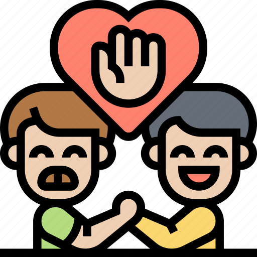 Love, friendship, racism, alliance, stop icon - Download on Iconfinder