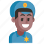 avatar, job, man, policeman, profession, user, work 