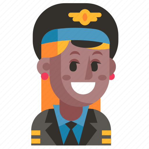 Avatar, job, pilot, profession, user, woman, work icon - Download on Iconfinder