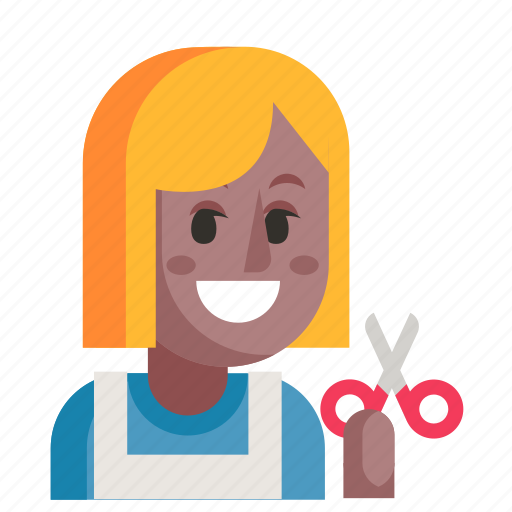 Avatar, hairdresser, job, profession, user, woman, work icon - Download on Iconfinder