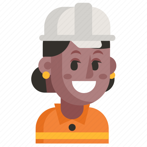 Avatar, job, profession, road worker, user, woman, work icon - Download on Iconfinder
