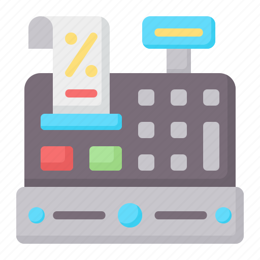 Cash, register, cashbox, commerce, and, shopping, cashier icon - Download on Iconfinder