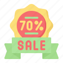 sale, commerce, and, shopping, sticker, badge, flat