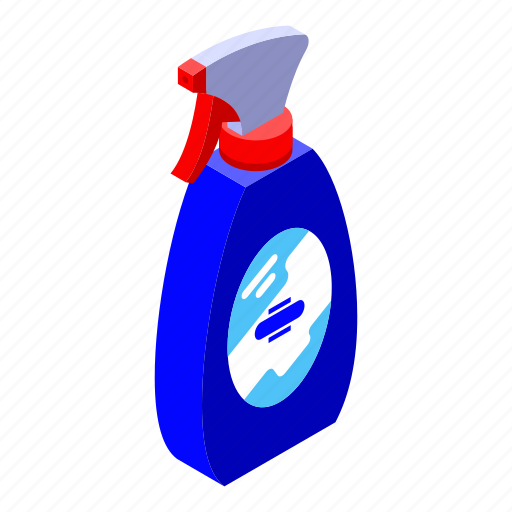 Bottle, cartoon, cleaner, isometric, silhouette, spray, water icon - Download on Iconfinder