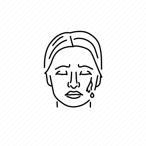 Bleeding, injury, face, woman icon - Download on Iconfinder